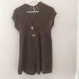 Free people shorty sleeve sweater